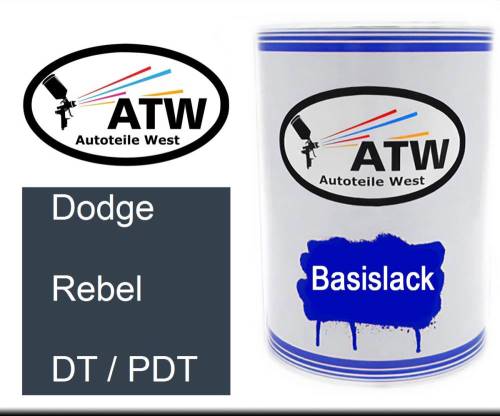 Dodge, Rebel, DT / PDT: 500ml Lackdose, von ATW Autoteile West.